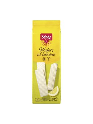 Schär Wafers al limone 125g oplatky bez lepku s citronovou náplní - obrázek