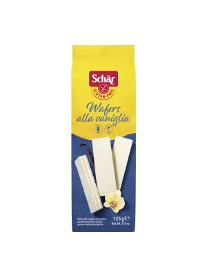 Schär Wafers alla vaniglia 125g oplatky bez lepku s vanilkovou náplní - obrázek