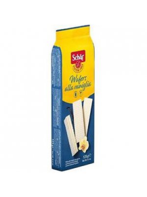 Schär Wafers alla vaniglia 125g oplatky bez lepku s vanilkovou náplní