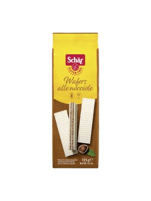 Schär Wafers alle nocciole 125g oplatky bez lepku s oříškovou náplní - obrázek