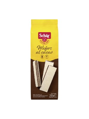 Schär Wafers al cacao 125g oplatky bez lepku s kakaovou náplní - obrázek