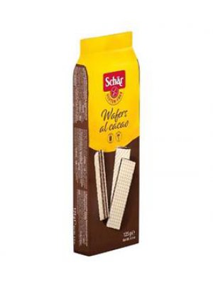 Schär Wafers al cacao 125g oplatky bez lepku s kakaovou náplní