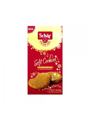 Schär Soft Cookie Cinnamon 210g XMAS skořicové sušenky bez lepku