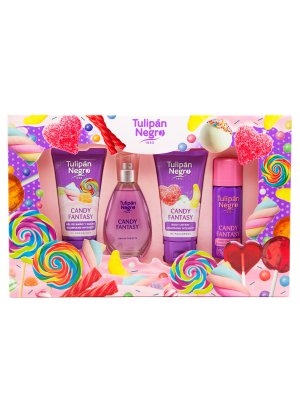 Tulipán Negro dárková kazeta Candy Fantasy s vůní cukrovinek