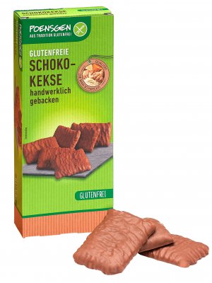 Poensgen Máslové sušenky v mléčné čokoládě 150g bez lepku