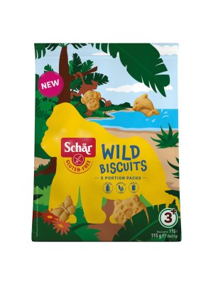 Schär Wild biscuits 115g sušenky bez lepku - obrázek Schär Wild biscuits 115g sušenky bez lepku - obrázek