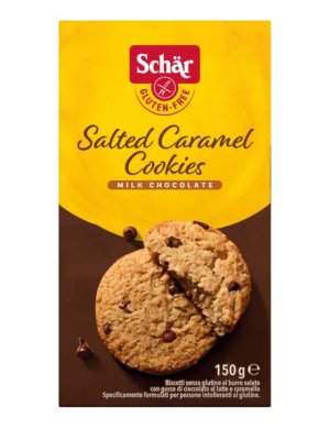 Schär Salted Caramel Cookie 150g slaný karamel sušenky bez lepku (expirace 09.07.2025)
