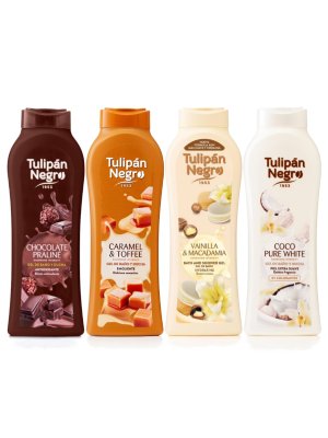 Tulipán Negro cukrovinkové sprchové gely 4x650 ml