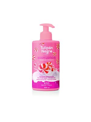 Tulipán Negro tělové mléko KISS 400 ml