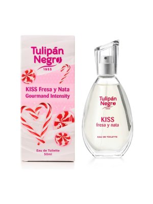 Tulipán Negro EDT KISS Fresa y Nata 50 ml