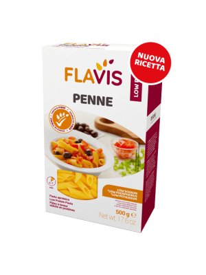 FLAVIS PENNE 500g těstoviny nízkobílkovinné a bez lepku