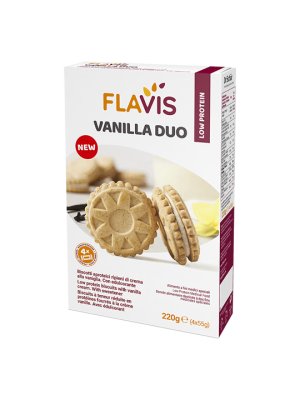 FLAVIS VANILLA DUO 220g sušenky nízkobílkovinné a bez lepku