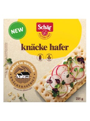 SCHÄR - Knäckebrot Hafer, křupavý chléb, bez lepku, 215g - obrázek