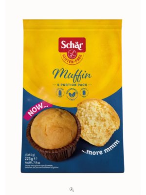 Schär Muffin 225g (5 ks) sladké pečivo bez lepku Schär Muffin 225g (5 ks) sladké pečivo bez lepku