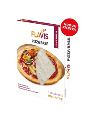 PKU FLAVIS PIZZA BASE 340g (2 ks) korpus na pizzu nízkobílkovinné a bez lepku PKU FLAVIS PIZZA BASE 340g (2 ks) korpus na pizzu nízkobílkovinné a bez lepku