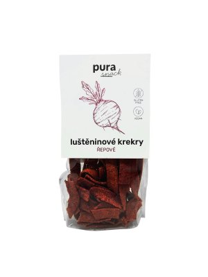 PuraSnack – řepové krekry, bez lepku, 65g PuraSnack – řepové krekry, bez lepku, 65g