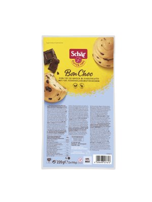 SCHÄR - Bon Choc - jemné pečivo s kousky čokolády, bez lepku, 220g - obrázek