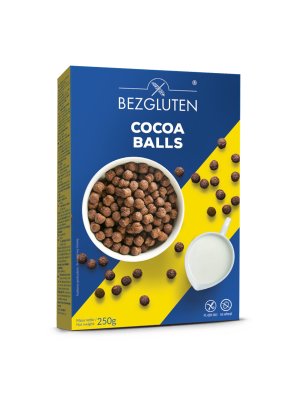 BEZGLUTEN - COCOA BALLS, kakaové kuličky, bez lepku, 250g