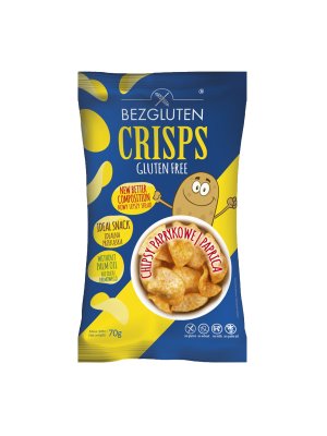 BEZGLUTEN - Chipsy paprikové, bez lepku, 70g BEZGLUTEN - Chipsy paprikové, bez lepku, 70g