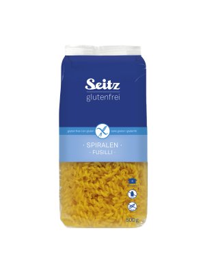 SEITZ - Těstoviny FUSILLI, vřetena bez lepku, 500g