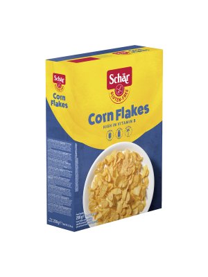 SCHÄR - Corn Flakes - kukuřičné lupínky, bez lepku, 250g - obrázek