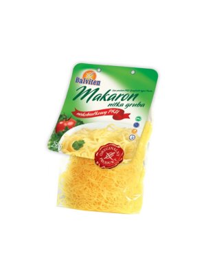 BALVITEN - Těstoviny PKU - Hrubé nudle, nízkobílkovinné, bez lepku, 250g BALVITEN - Těstoviny PKU - Hrubé nudle, nízkobílkovinné, bez lepku, 250g