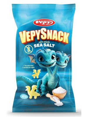 VEPYSNACK - Kukuřičný snack s mořskou solí, bez lepku, 45g