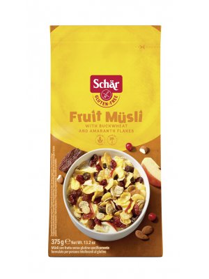 Schär Fruit müsli 375g bez lepku ovocné
