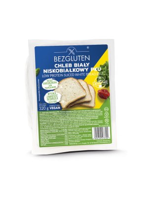 BEZGLUTEN - Chléb PKU - bílý, nízkobílkovinný, 320g