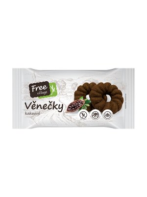 Free Village - Věnečky kakaové, bez lepku, 100g