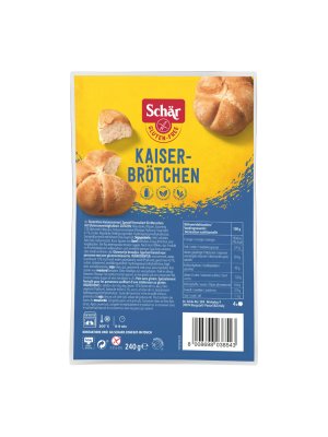 SCHÄR - housky KAISERKY (Kaiserbrötchen) bez lepku, 240g