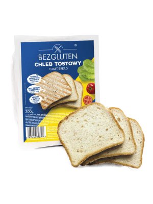 BEZGLUTEN - Chléb toustový, bez lepku, 300g