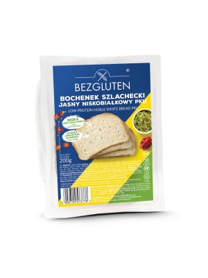 BEZGLUTEN - Chléb PKU - Bochník světlý, nízkobílkovinný, 200g - obrázek