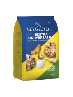 BEZGLUTEN - Směs PKU nízkobílkovinné univerzální mouky, 500g