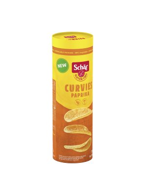 Schär Curvies Paprika 170g křupavé chipsy bez lepku - obrázek