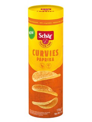 Schär Curvies Paprika 170g křupavé chipsy bez lepku