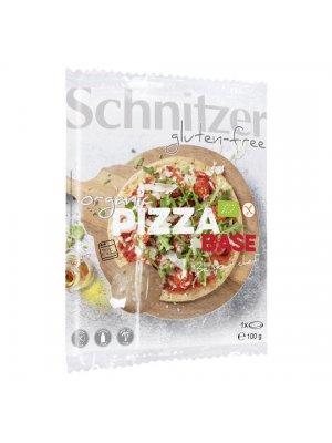 Schnitzer Pizza Base 100g BIO pizza bez lepku 1ks