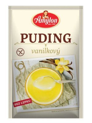 Amylon - BIO Puding vanilkový, bez lepku, 40g - obrázek Amylon - BIO Puding vanilkový, bez lepku, 40g - obrázek