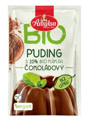 Amylon - BIO Čokoládový puding, bez lepku, 40g - obrázek
