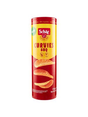 Schär Curvies BBQ 170g křupavé chipsy bez lepku