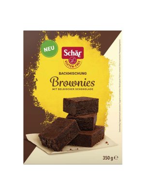 Schär Brownies 350g směs na pečení s belgickou čokoládou bez lepku - obrázek