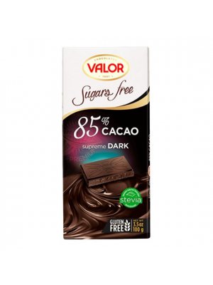 Valor Čokoláda 85 % dark 100g bez lepku