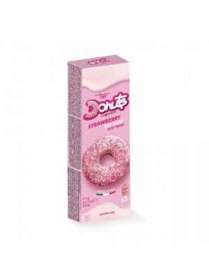 Cuorenero Donut jahodový 111g (3 kusy) bez lepku