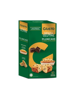 Giusto Plumcake 160g (4x40g) koláčky s čokoládou bez lepku
