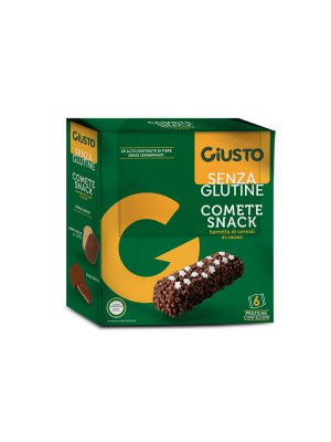 Giusto Comete Snack 120g (6x20g) cerální tyčinka s čokoládou bez lepku