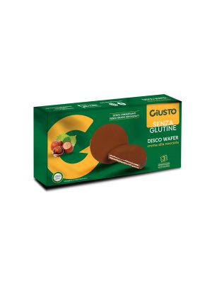 Giusto Disco Wafer 90g (3x30g) čokoládová sušenka bez lepku