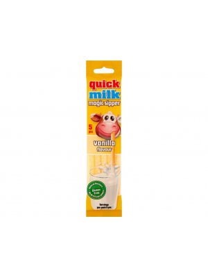 Amylon Magická brčka do mléka příchuť vanilka Quick Milk (5x6g) bez lepku